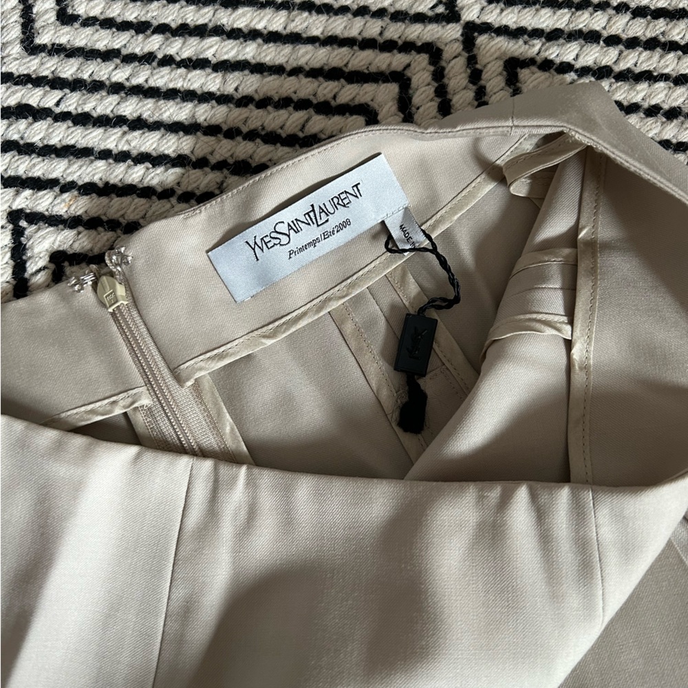 YSL Saint Laurent 100% wool skirt